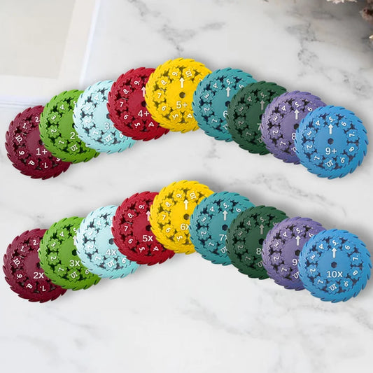 Educational Math Fidget Spinners (Pack of 9)