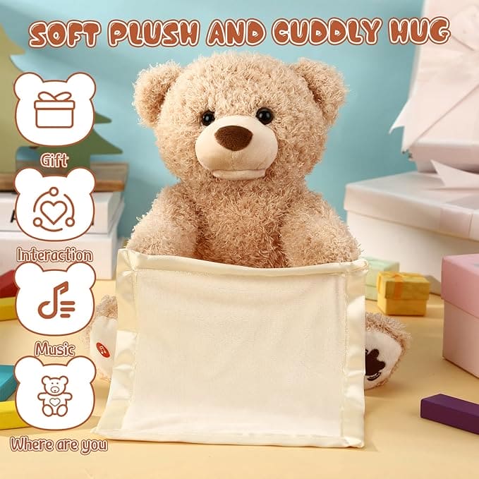 🧸 Hide & Seek Bear – Talking Plush 🎤